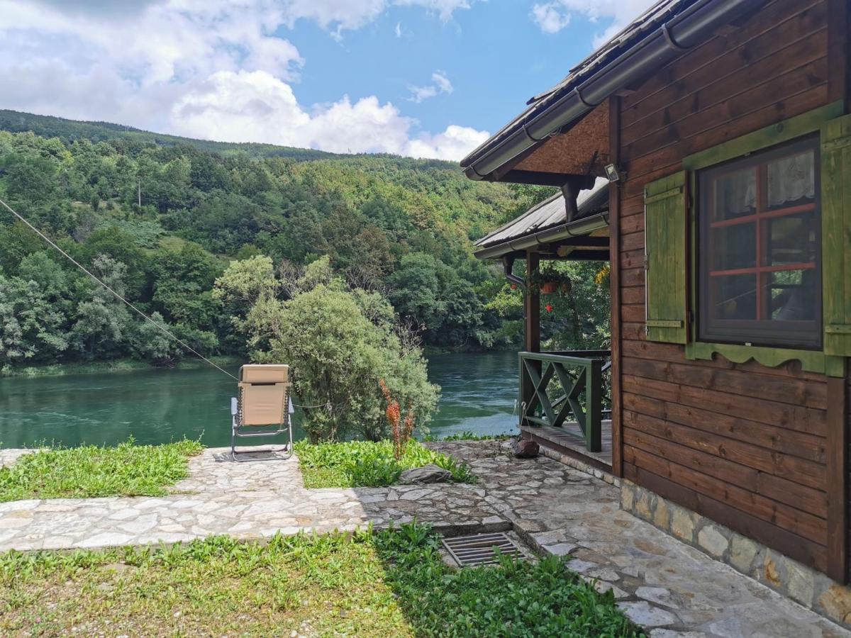 Brvnara Na Obali Reke Drine Villa Beserovina Bagian luar foto