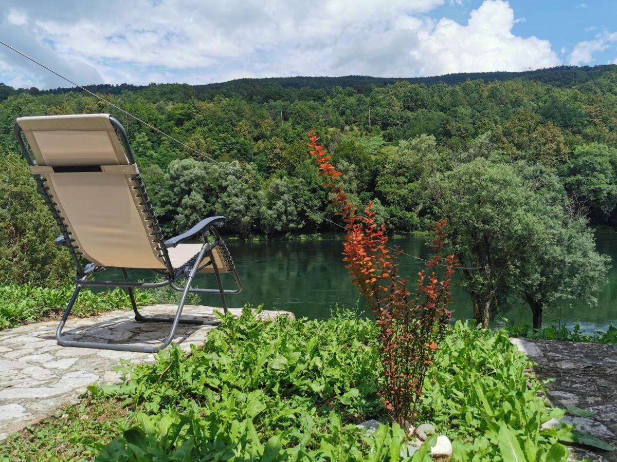 Brvnara Na Obali Reke Drine Villa Beserovina Bagian luar foto