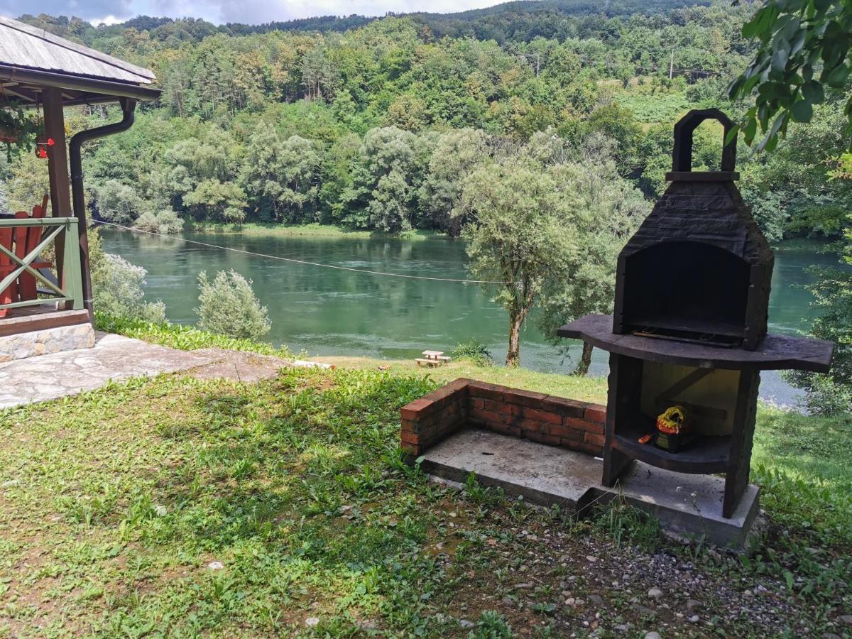 Brvnara Na Obali Reke Drine Villa Beserovina Bagian luar foto