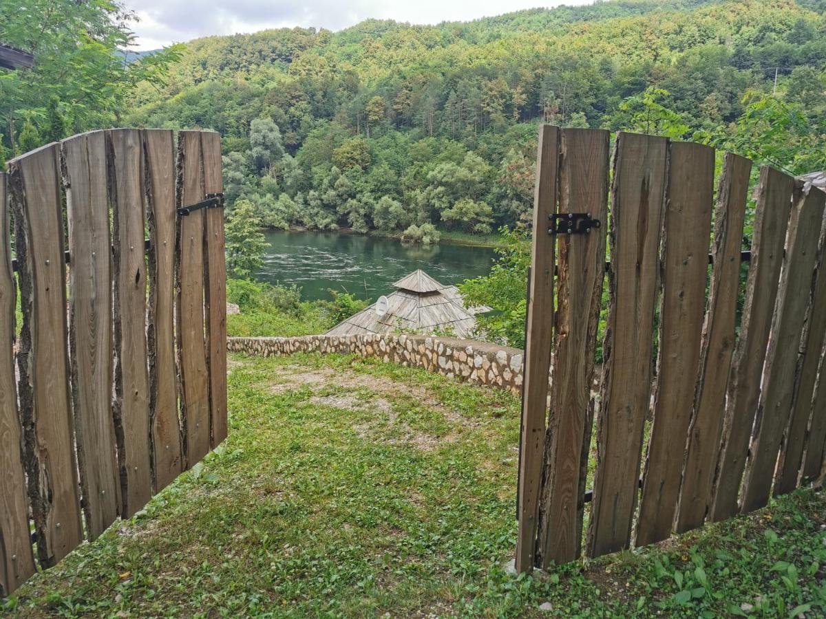 Brvnara Na Obali Reke Drine Villa Beserovina Bagian luar foto