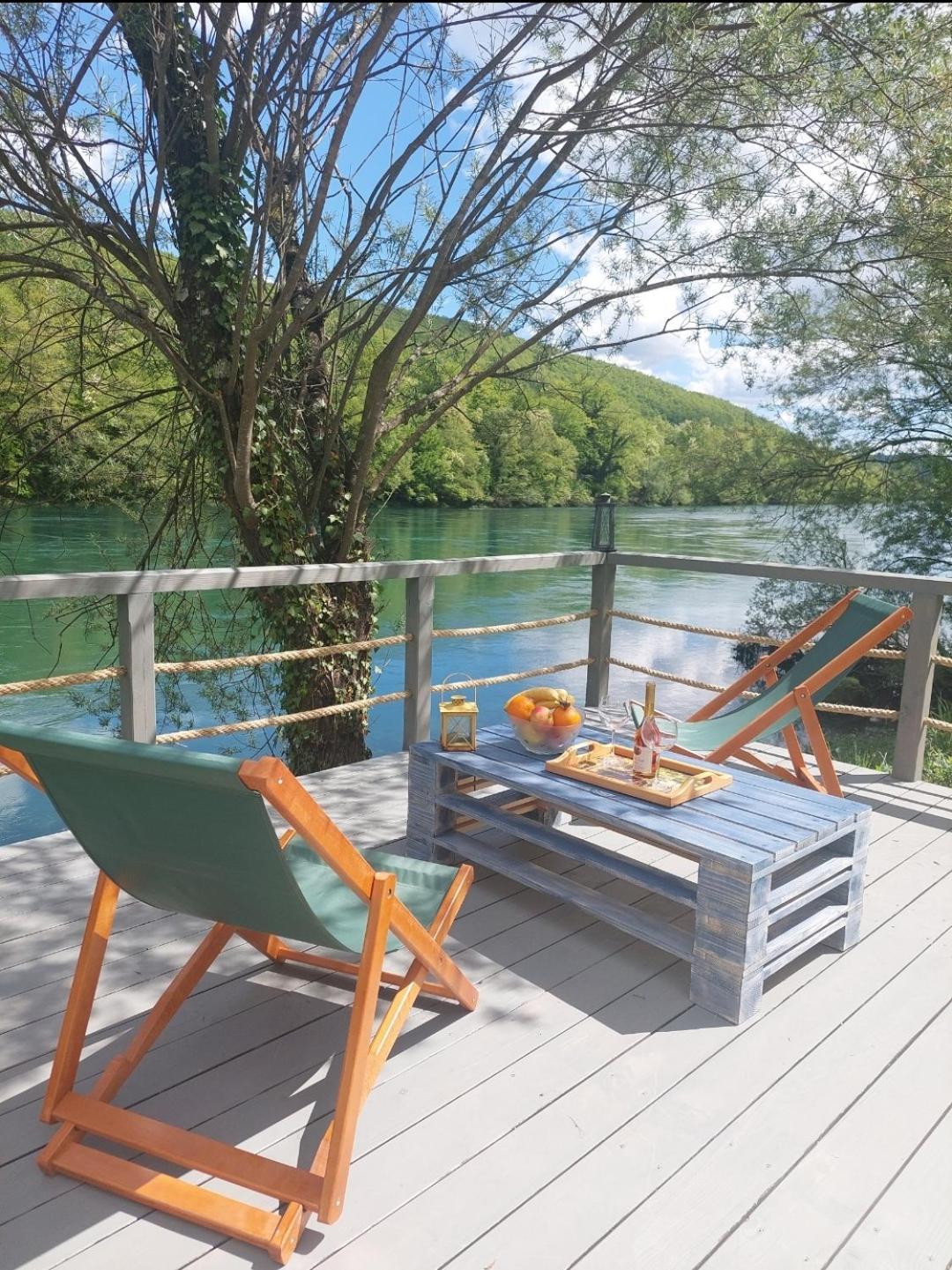 Brvnara Na Obali Reke Drine Villa Beserovina Bagian luar foto